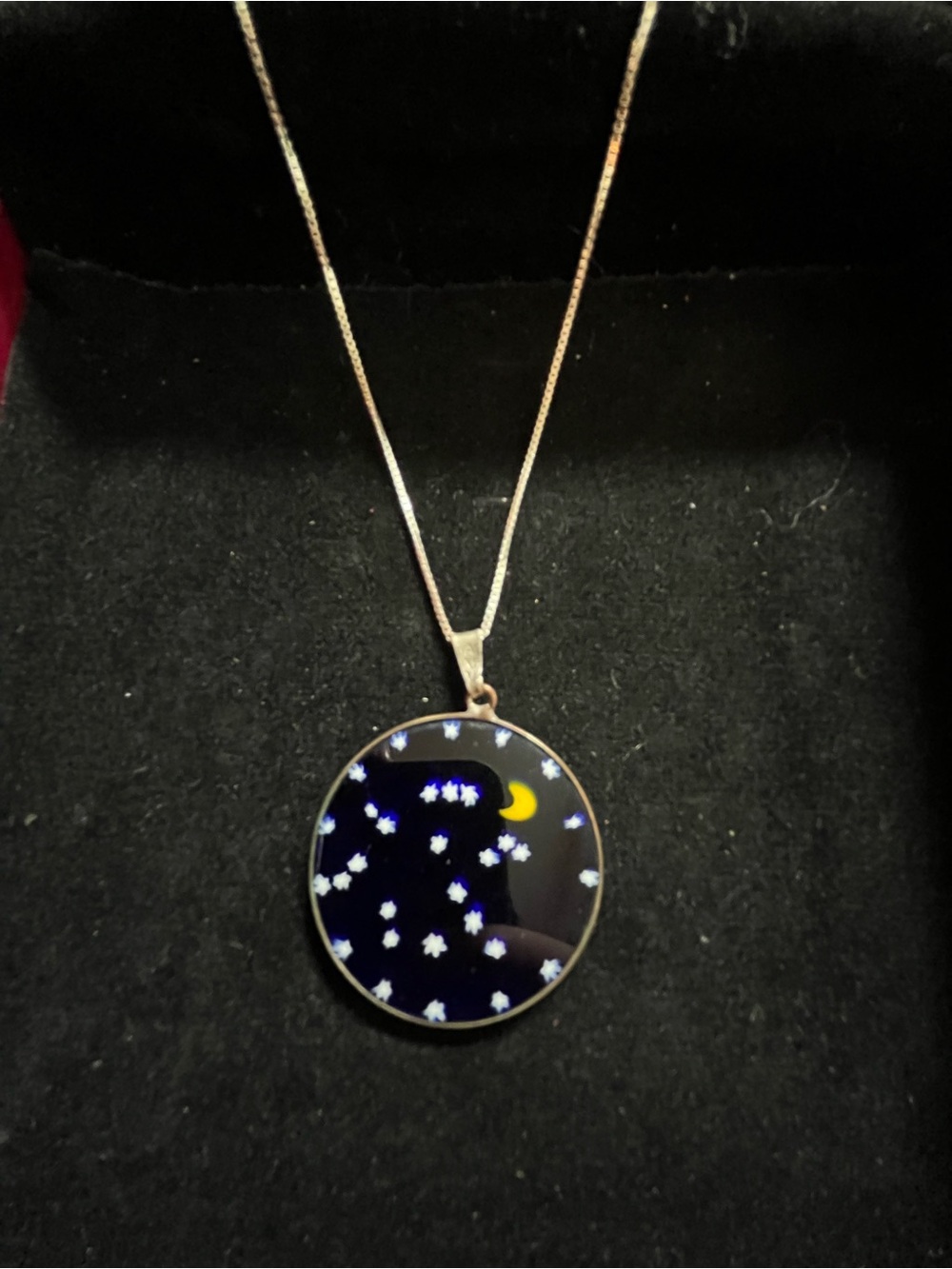 Murano Glass Starry Night pendant